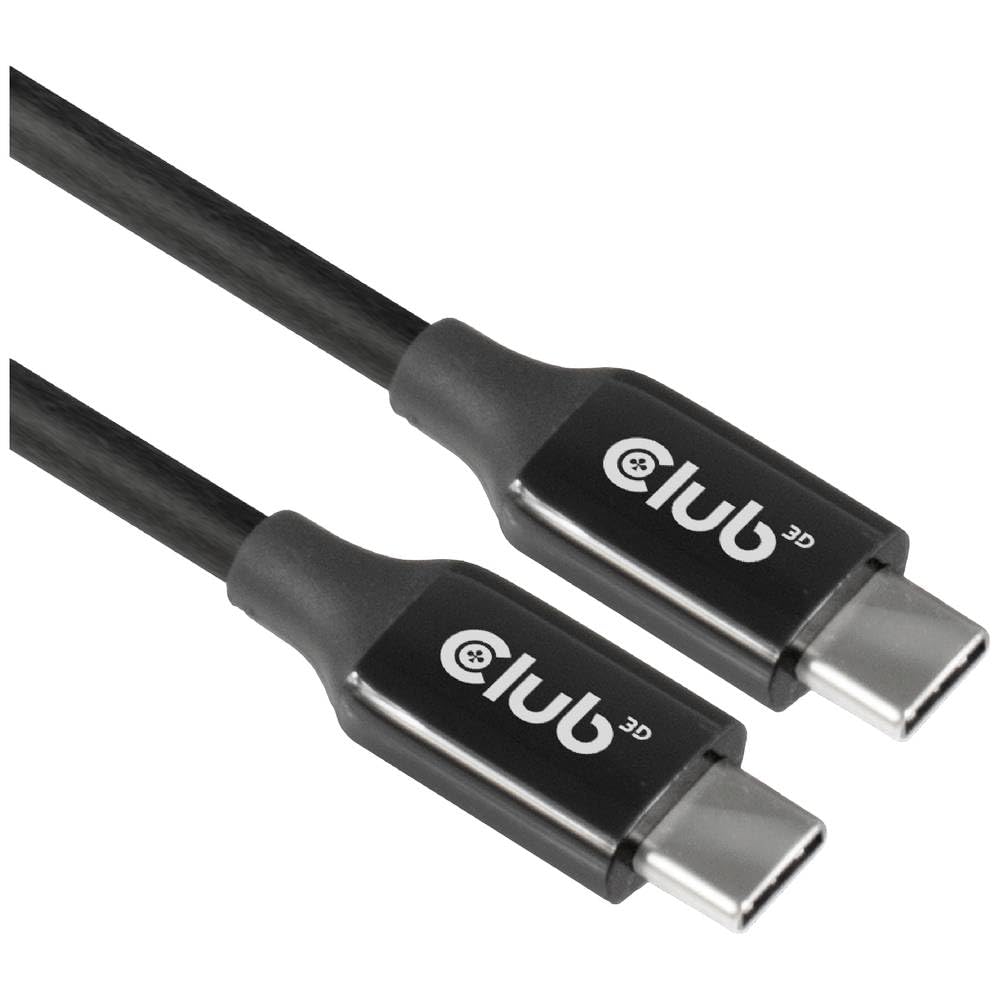 Club3D CAC-1535 USB 3.2 Typ C Anschlusskabel USB 3.2 Gen 2 Typ C Stecker auf Stecker, 5m, Bidirektional
