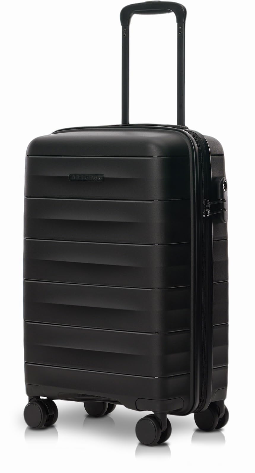 Mariner Leichter Handgepäck Koffer S 55 x 36 x 21 cm, Carbon Black | PP-Hartschale, hochwertig & robust, 360°-Doppelrollen, klare Innenaufteilung