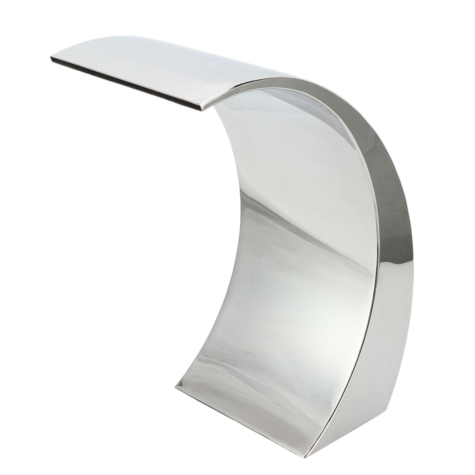 Boquilla para Fuente de Cascada para Piscina, Salida de Agua con Gancho de de Acero Inoxidable 304, Rosca Hembra G1 1 2, 40 X 20 X 12,5 Cm para Piscinas, Spa, Piscinas, Jardines