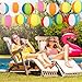‎Renbuzhu 15PCS Pool Party Decorations Beach Ball Paper Lanterns - Summer Luau Hawaiian Themed Hanging Decor for Home Birthday Outdoor Indoor