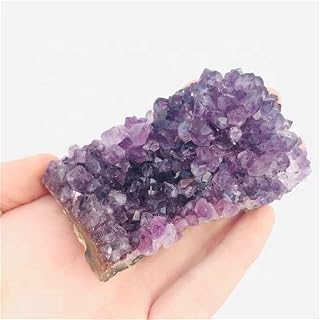 1pc 150g-190g Crystal Decorative Geode Irregular Natural Amethyst Stones Cluster Quartz Home Decor Suitable for Furniture Decoration