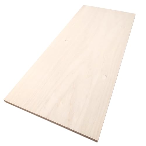 The Hardwood Edge Tablones de tilo  Paquete de 8 hojas de tilo para manualidades de madera sin terminar  14 de pulgada (0.236 in) 100% madera dura