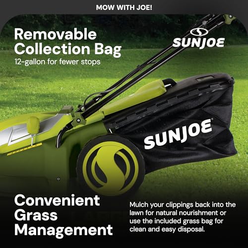 Sun Joe Mj403e Review - Mow Joe 17-Inch 13-Amp Electric Lawn Mower/Mulcher Image 4