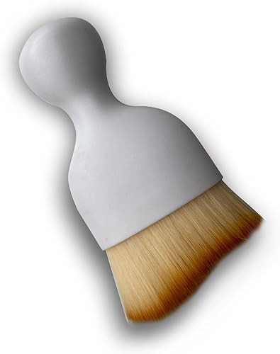 Pincuttee Herramienta de limpieza interior de automóvil, cepillo de detalles de automóvil, cepillo de depilación suave, cepillo de limpieza de