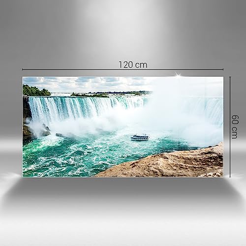 Verre d'art pour l'intérieur Wallfluent Niagara 120x60 - 4