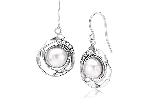 Stunning Jean Rachel's Jewelry Sterling Silver Dangle Earrings