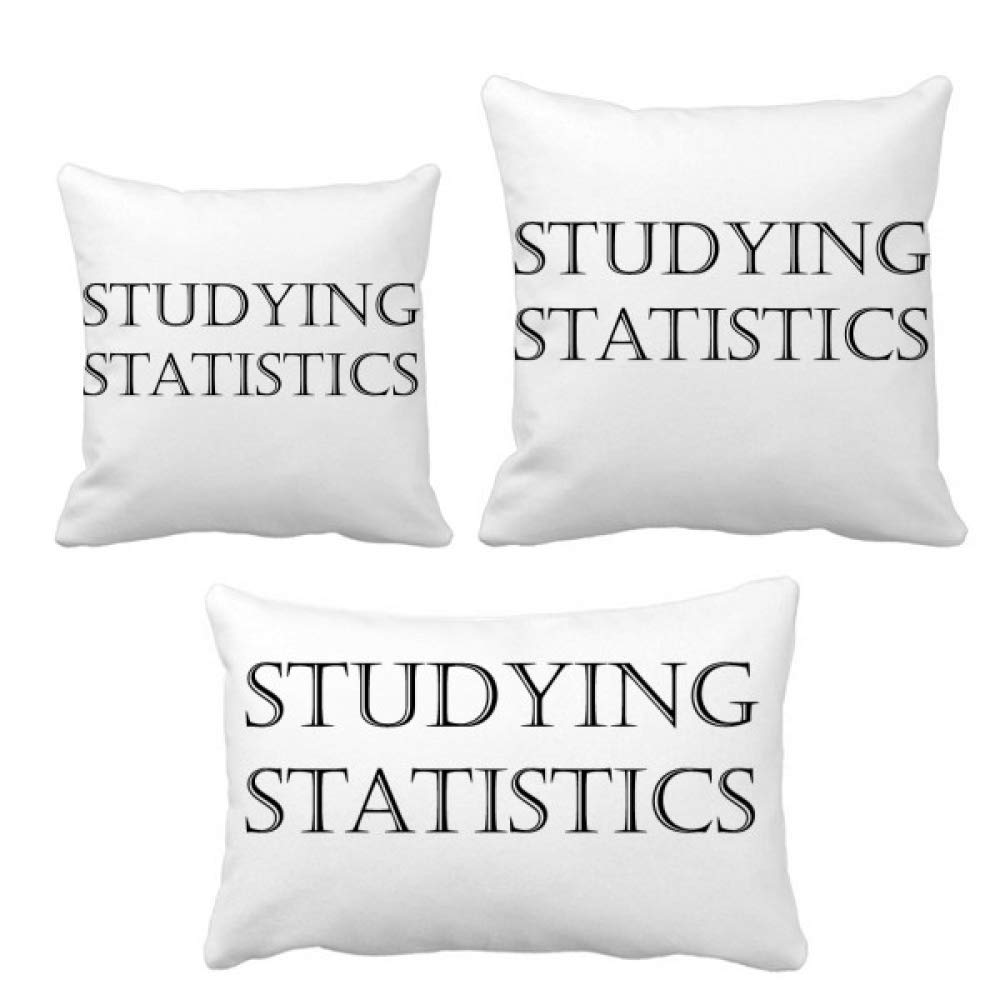 Coussin de statistiques et parure textile pour décoration de bureau étudiant