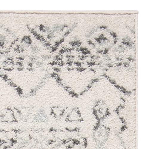 Safavieh Tulum Collection Runner Rug - 2' X 9', Ivory & Grey, Moroccan Boho Distressed Design, Non-Shedding & Easy Care, Ideal For High Traffic Areas In Living Room, Bedroom (Tul268A) #TOP6