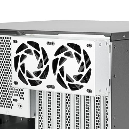 Silverstone Technology RM53-502, Enclosure Server Con Montaggio Su Rack 5U Con Due Alloggiamenti Per Unità Da 5,25" E Supporto Per Raffreddamento Ad Acqua Da 360 Mm, SST-RM53-502 - 10