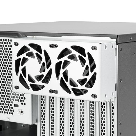 Silverstone Technology RM53-502, Châssis serveur Rack 5U Avec Double baie 5,25" et Prise en Charge du radiateur 360 mm, SST-RM53-502