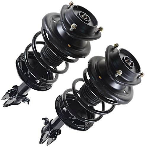 Image of TRQ Front Strut and Spring Assembly Set 2 Piece | For 2000-2004 Subaru Outback