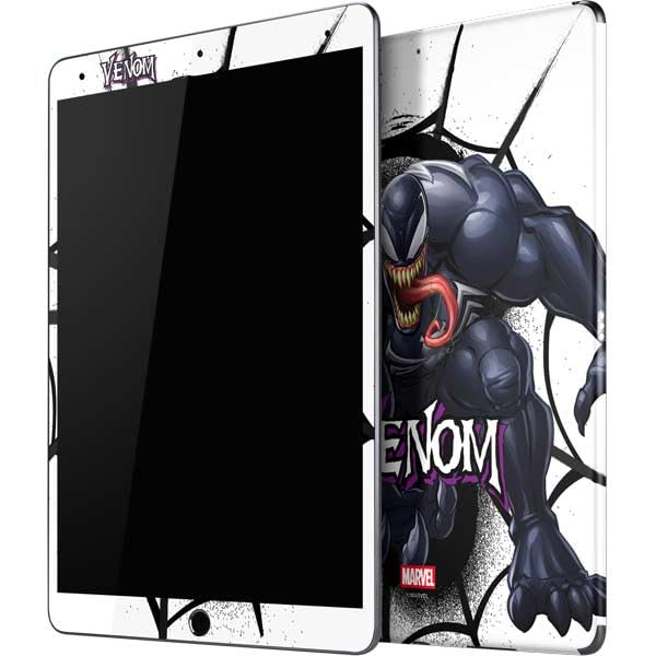 Skinit Decal Tablet Skin Compatible with iPad 10.2in (9th Generation, 2021) - Officially Licensed Marvel Venom Reaching Forward Design
