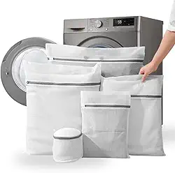 Saco para Lavar Roupas Delicadas – Proteção Completa para Roupas Íntimas, Lingeries e Tecidos Finos com Zíper Reforçado e Malha de Alta Resistência