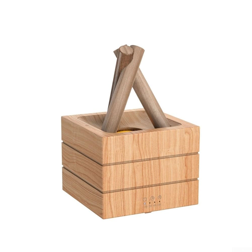 Diffuseur d'huiles essentielles Zoegneer en grain de bois esthétique haut de gamme