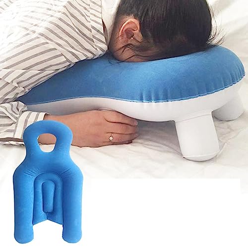Almohada facial para después de la cirugía ocular, altura ajustable, para dormir boca abajo después de una cirugía ocular, con almohadilla inflable para el pecho para después de la vitrectomía y