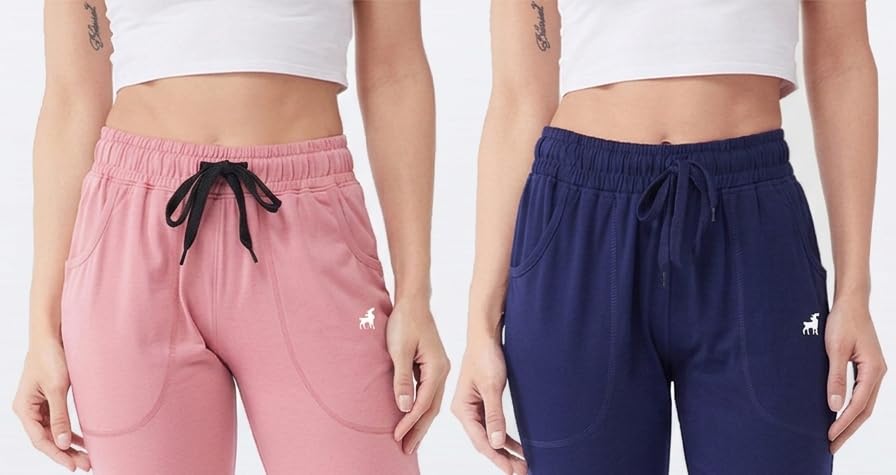 Image of Modeve Women Track Regular Fit Pants