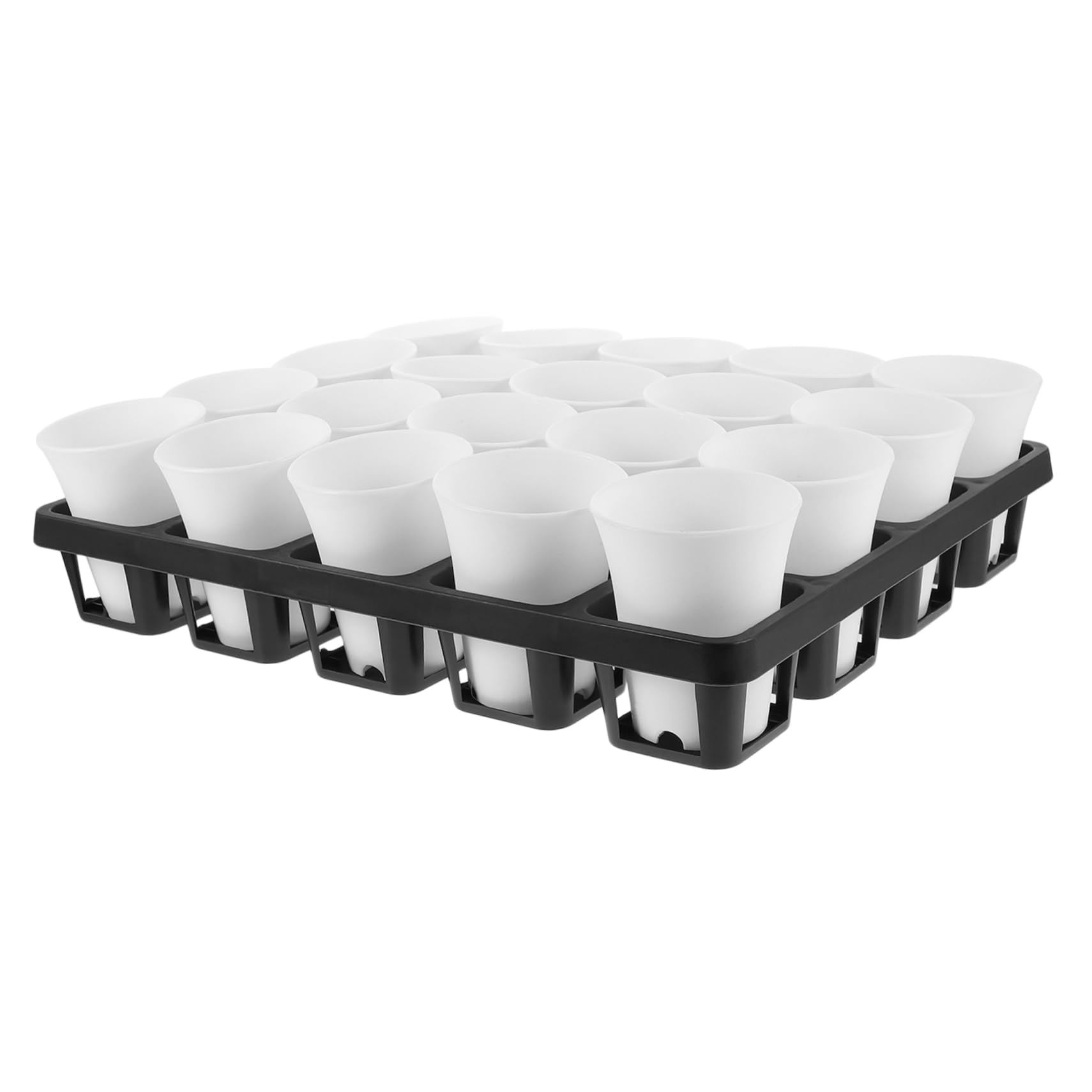Pots de pépinière plastique légers UPKOCH avec plateau de drainage intégré
