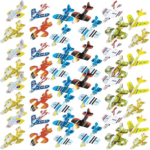 Rhode Island Novelty 72 PC 4 Inch Foam Glider Assortment