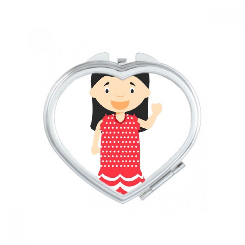 Miroir de maquillage mignon pour le sac à main idéal en voyage et au bureau