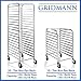 GRIDMANN Commercial Bun Pan Bakery Rack - 20 Sheet
