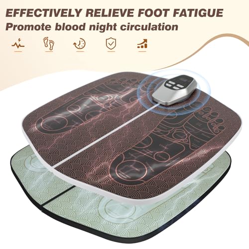 Dekasi Ems - Tappetino Massaggiatore Per Piedi Per Alleviare Il Dolore Plantare, Rilassamento Muscolare, Massaggiatore Per Schiena E Gambe - 2