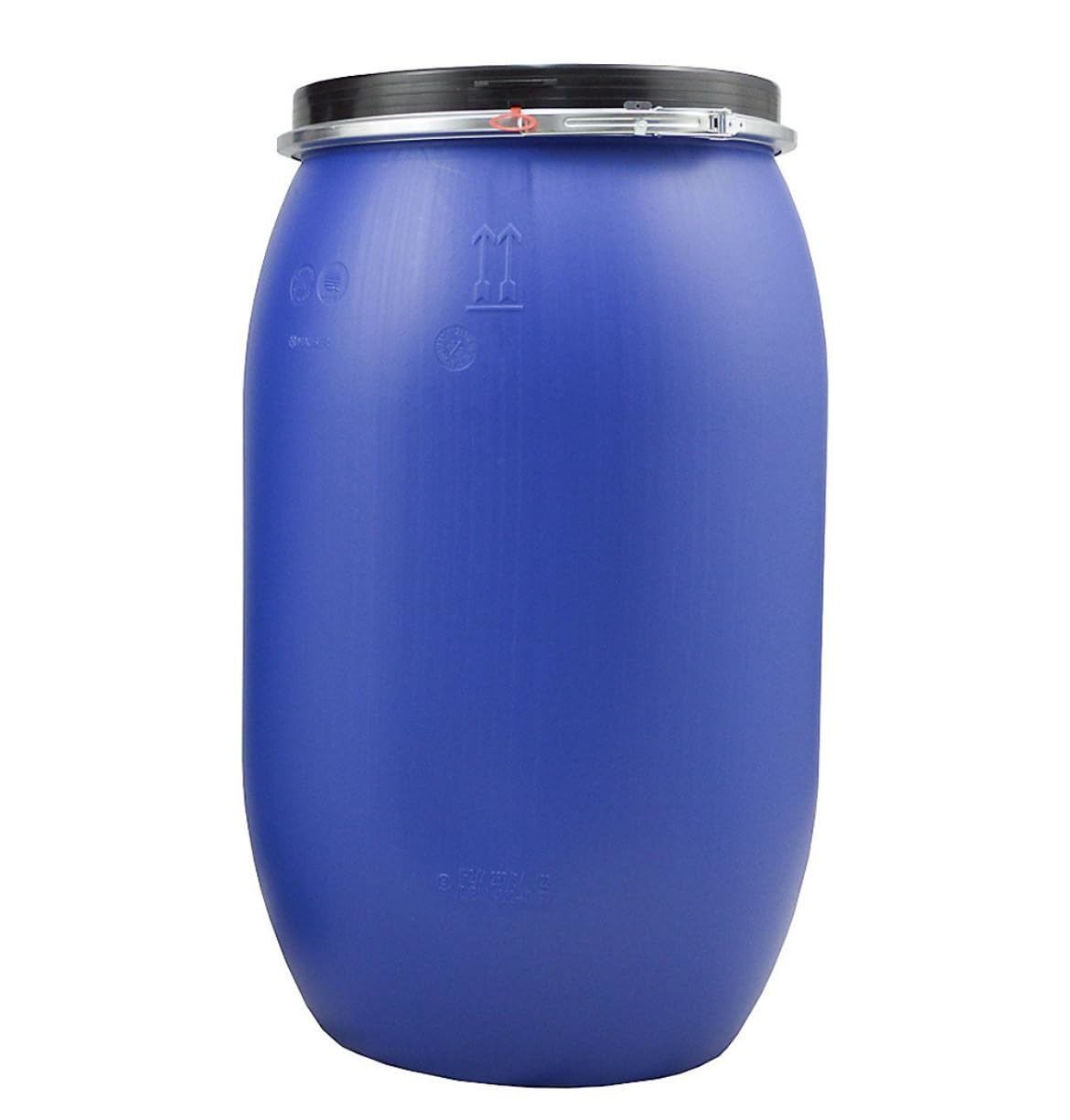 220L plastic open top barrel drum keg storage shipping container