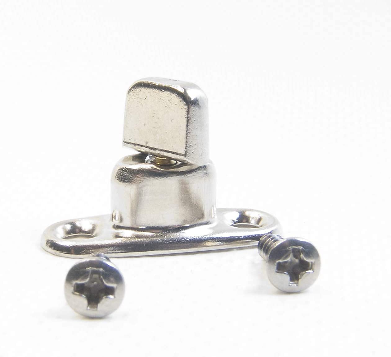 Clinch Button Nickel Plated Brass Fasteners Kit - 10 Sets With Eyelets & Clinch ...