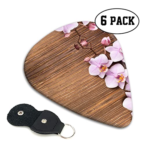 Flower Pink Lot de 6 médiators pour guitare acoustique, guitare électrique, basse, ukulélé – fin, moyen et épais - Les Beatles, Paul McCartney, John Lennon, RIngo Starr, George Harrison Flower Pink Lot de 6 médiators pour guitare acoustique, guitare électrique, basse, ukulélé – fin, moyen et épais – Image 3