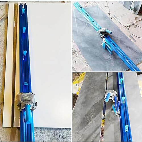 Cortador manual profesional de doble pista para azulejos grandes, corte de precisión para un trabajo eficiente de azulejos