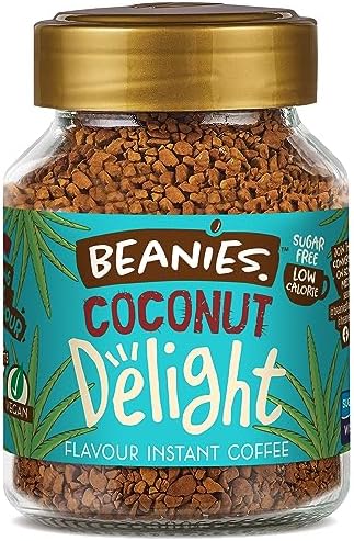 Beanies The Flavour Co Coconut Delight Instant Coffee 50 g (Pack of 6)