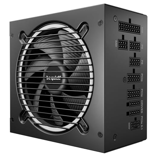 be quiet! Pure Power 13 M 850W Power Supply, 80 Plus® Gold Certification, ATX 3.1 PSU, Support for PCIe 5.1 GPUs, semi-Passive 120mm be quiet! Fan, LLC Technology, Single Rail, for Overclocked GPUs