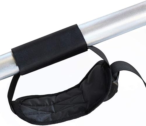 Miniatura 8 de AXLE Juego de pesas de barra, barras y pesas de entrenamiento de fuerza compatibles con banda de fuerza, barra de peso versátil y plegable para peso