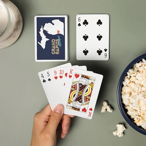 Baraja de póker Grand Rapids Michigan con 52 cartas miniatura 2