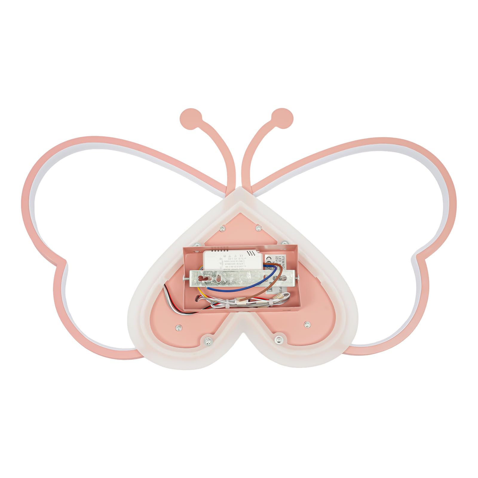 Lámpara de techo LED, lámpara de techo de mariposa 80 W, 3 colores, color