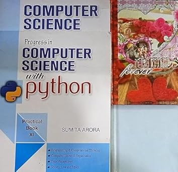 Buy Computer Science With Python Textbook For Class 11 by Sumita Arora ...