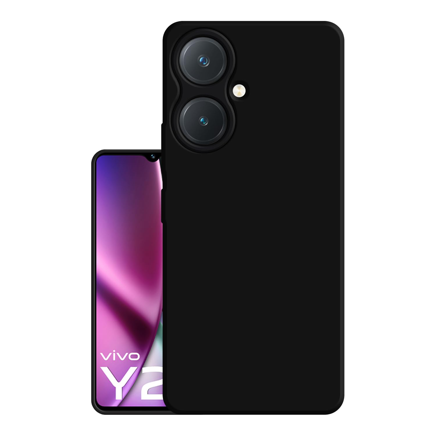 Hello Zone Exclusive Rubberised Matte Finish Soft Back Case Cover for Vivo Y27 2023 - Black (B0CD29Q3NP) Amazon Price History, Amazon Price Tracker