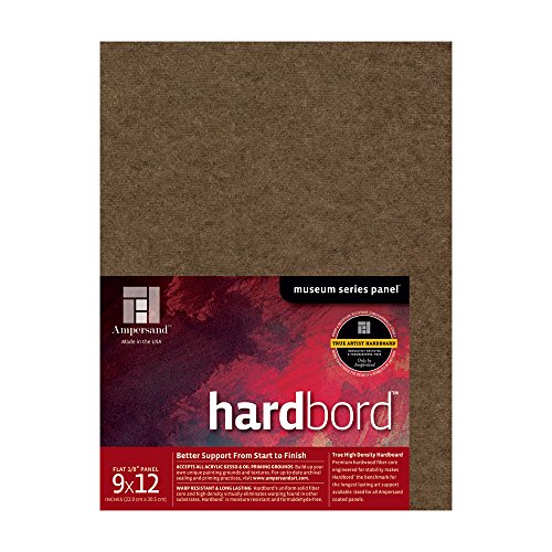 Image of Ampersand Museum Series Hardbord for Painting and Mounting, 1 /8 Inch Depth, 9X12 Inch (AMHB09)