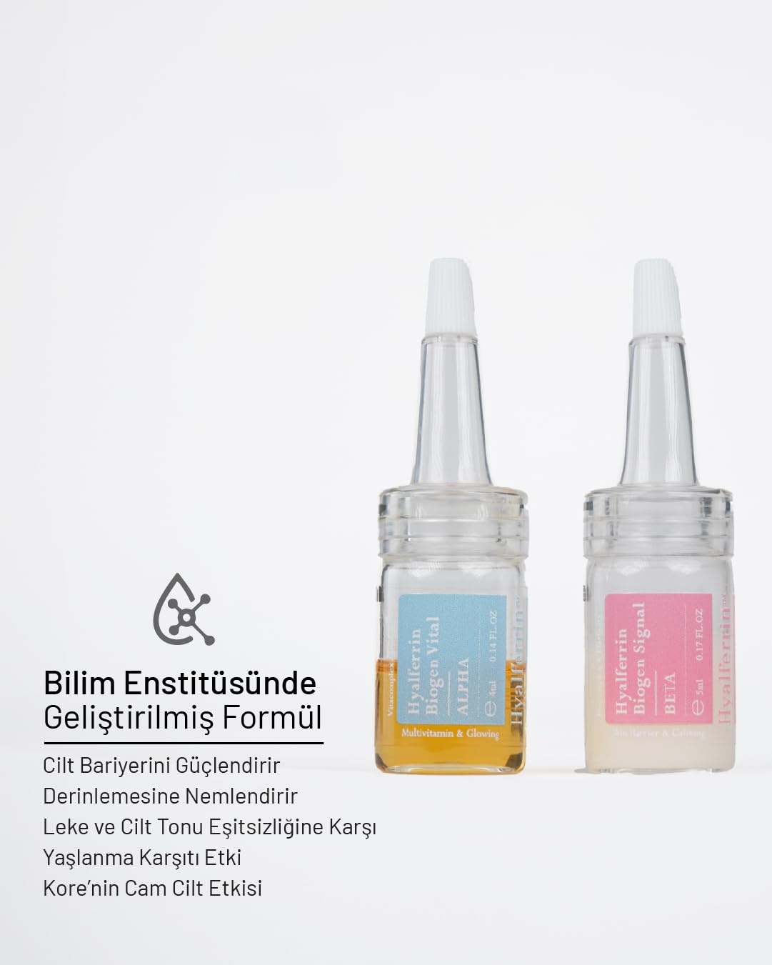 Hyalferrin Biogen Trial Ampoule Set | Cilt Bakım Ampul Seti Deneme Kiti