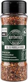 Sal de Parrilla Rubro para Churrasco Grelhados Carnes e Molhos 90g 100% Natural Tempero Sem Glutamato e Zero Conservantes