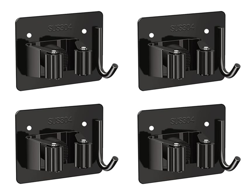 Porte-balai En Acier Inoxydable, Bande De Commande, Support Mural Pour