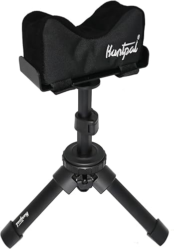 Miniatura 7 de HUNTPAL Shooting Rest Tripod - Adjustable Height, 360 Degree Rotation, V Yoke Stand - Portable Rifle Rest for Target Shooting, Hunting and Outdoor
