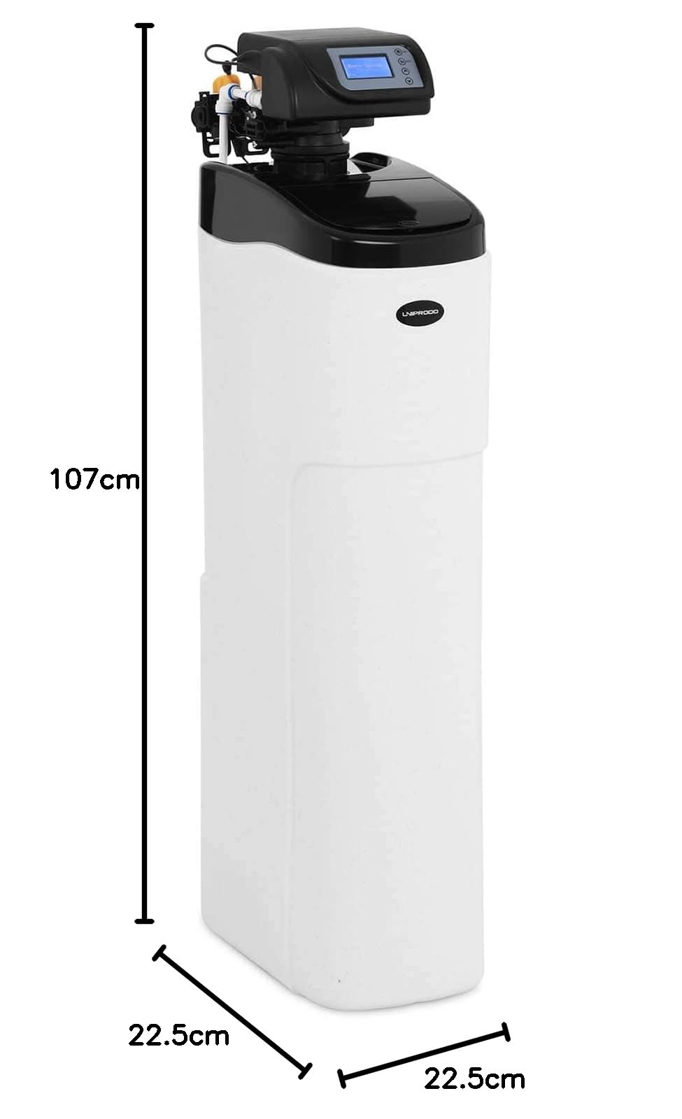 Zmiękczacz wody dewapniacz wody UNI_WATERSOFTENER_1500 (2-8 osób, 15 l, 1,6-2,9 m3/h)