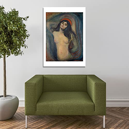 Affiche d'archivage mat Edvard Munch Madonna poster déco murale salon sans cadre - 7