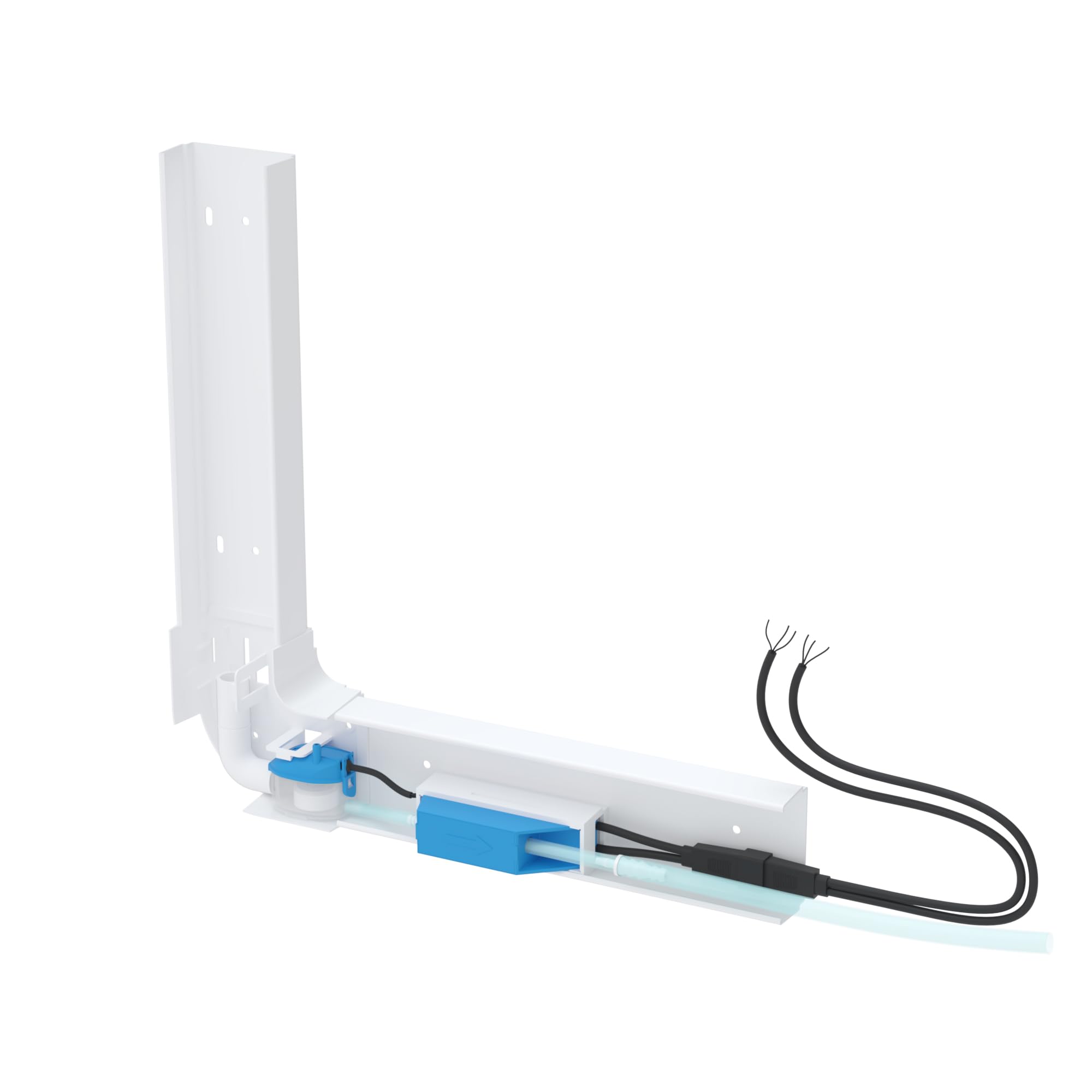 SFA - Kit Sanicondens Clim Pack S - Relevage Des Condensats De Climatisation - Silencieux 21 dB(A) - Bloc Détection Transparent - Montage Facile - Discret - Sécurisé - Goulotte 12,7 x 6 x 35>85 cm