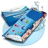 Sontana Badewannenmatte Für Kinder Und Babys Inkl. Weichem Sitzkissen 100x40cm - Anti-Rutsch-Matte Badewanne Kinder - Badematte rutschfest - Rutschmatte Badewanne - Badewanneneinlage