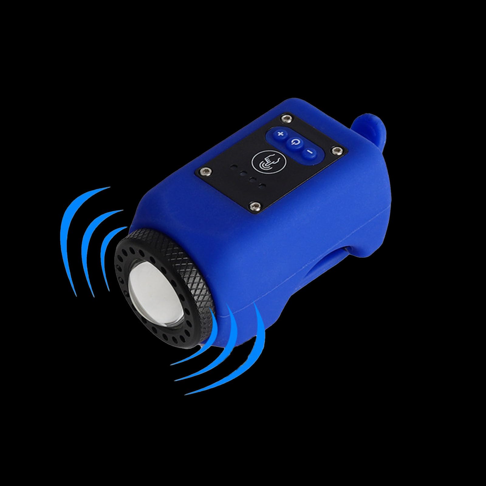 Generic Elektroniczny klakson rowerowy, elektroniczny dzwonek klaksonu roweru górskiego, dzwonek klaksonu rowerowego z reflektorem szerokokątnym, wodoodporny IPX5 z ładowalnym USB
