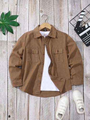 Image of Lymio Junior's Cotton Regular Fit Shirt for Boys | Casual Shirt for Boys (Also Available in Combo Packs) (SSK-22-25)