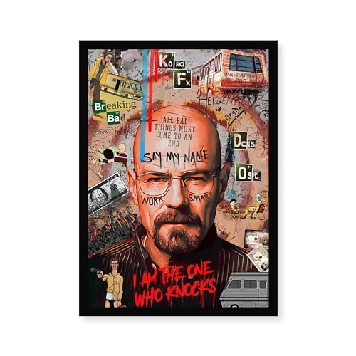 Cadre mural Heisenberg pour salon et chambre - A4 20,3x30,5 cm
