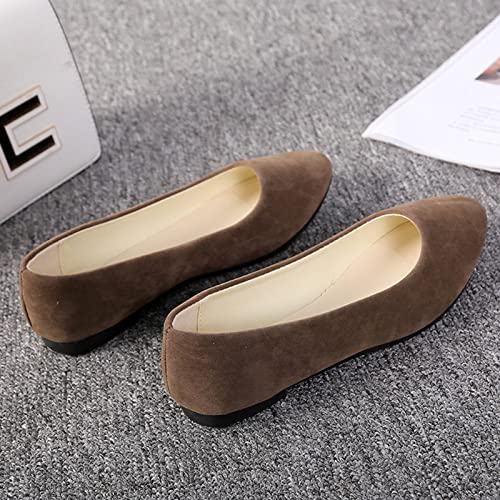 Flat Shoes for Women Slip On Comfortable Walking Ballerina Shoes Ladies Cute Ballet Flats Pumps Low Wedge Dolly Shoes4