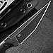 Ccanku C1140 Fixed Blade Knife,D2 Blade G10 Handle EDC Tool Knife for Outdoor, Survival, Hiking, Camping(Black)